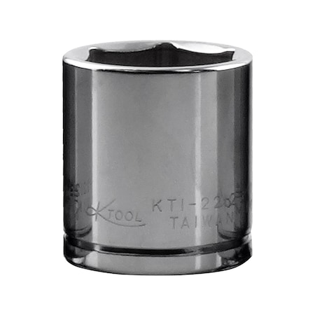 K-Tool International 3/8" Drive, 7/8" SAE Socket, 6 Points, Standard 6Pt, 7/8", 3/8"Dr KTI-22128
